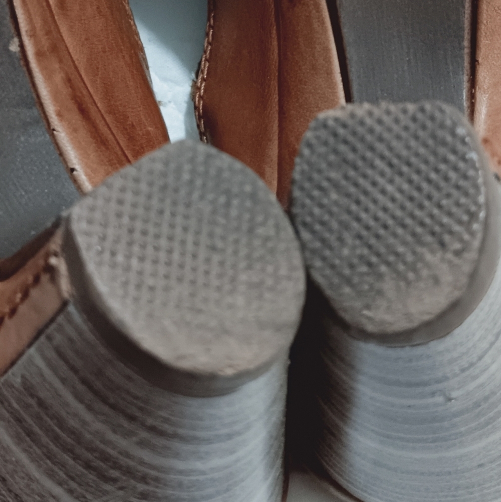 PIKOLINOS Brown Cutout Heels Size 38/8 - Picture 8 of 9